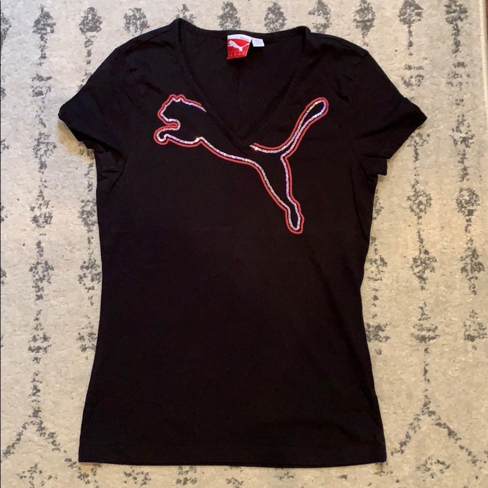 PUMA V Neck Tee